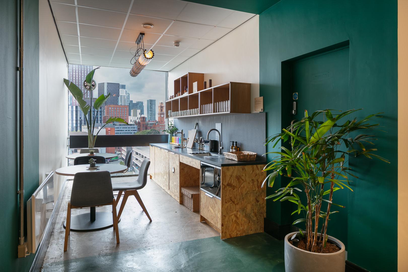 Kitchen area on the 5th floor