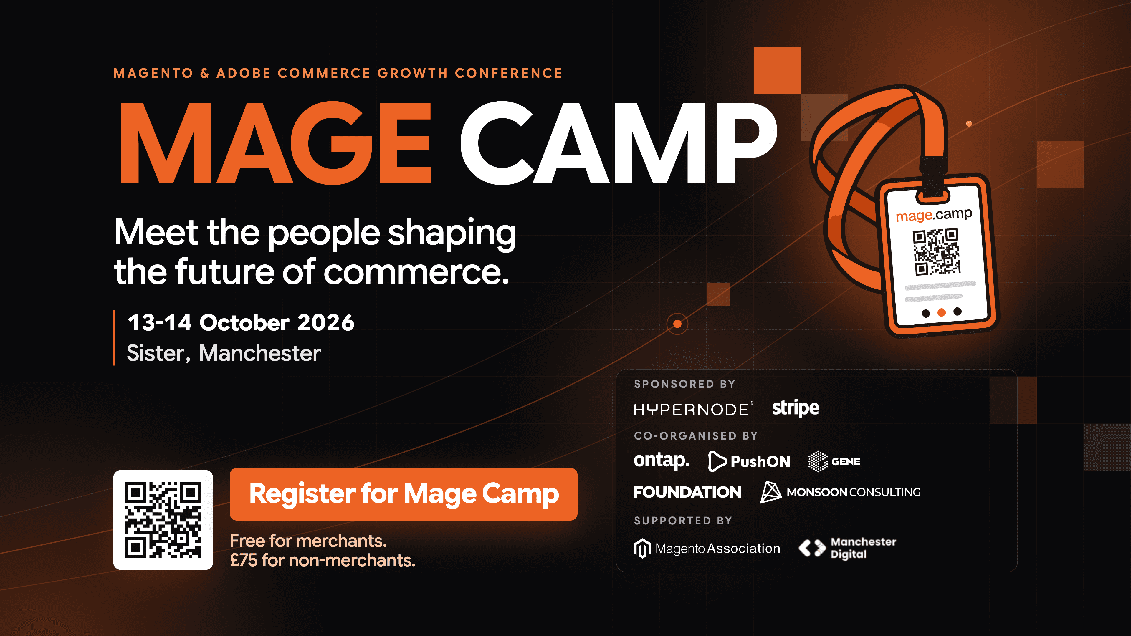 poster for upcoming event in ecommerce