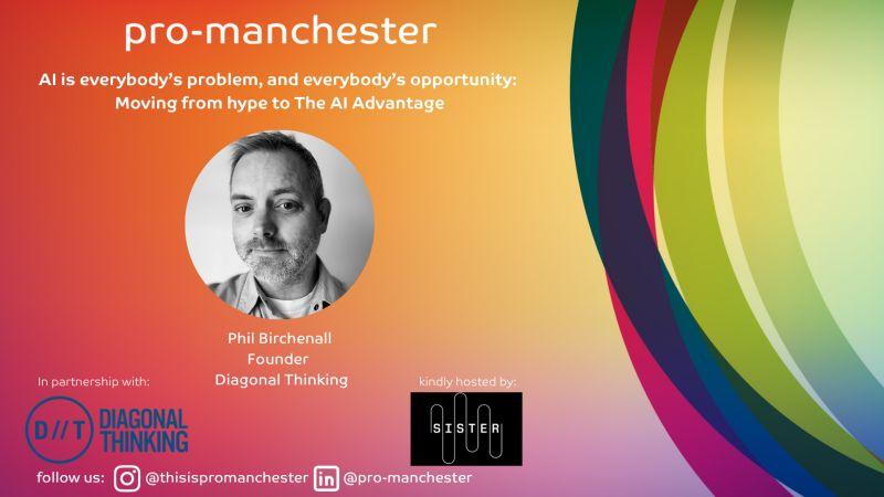 Man black and white and multicolored background 