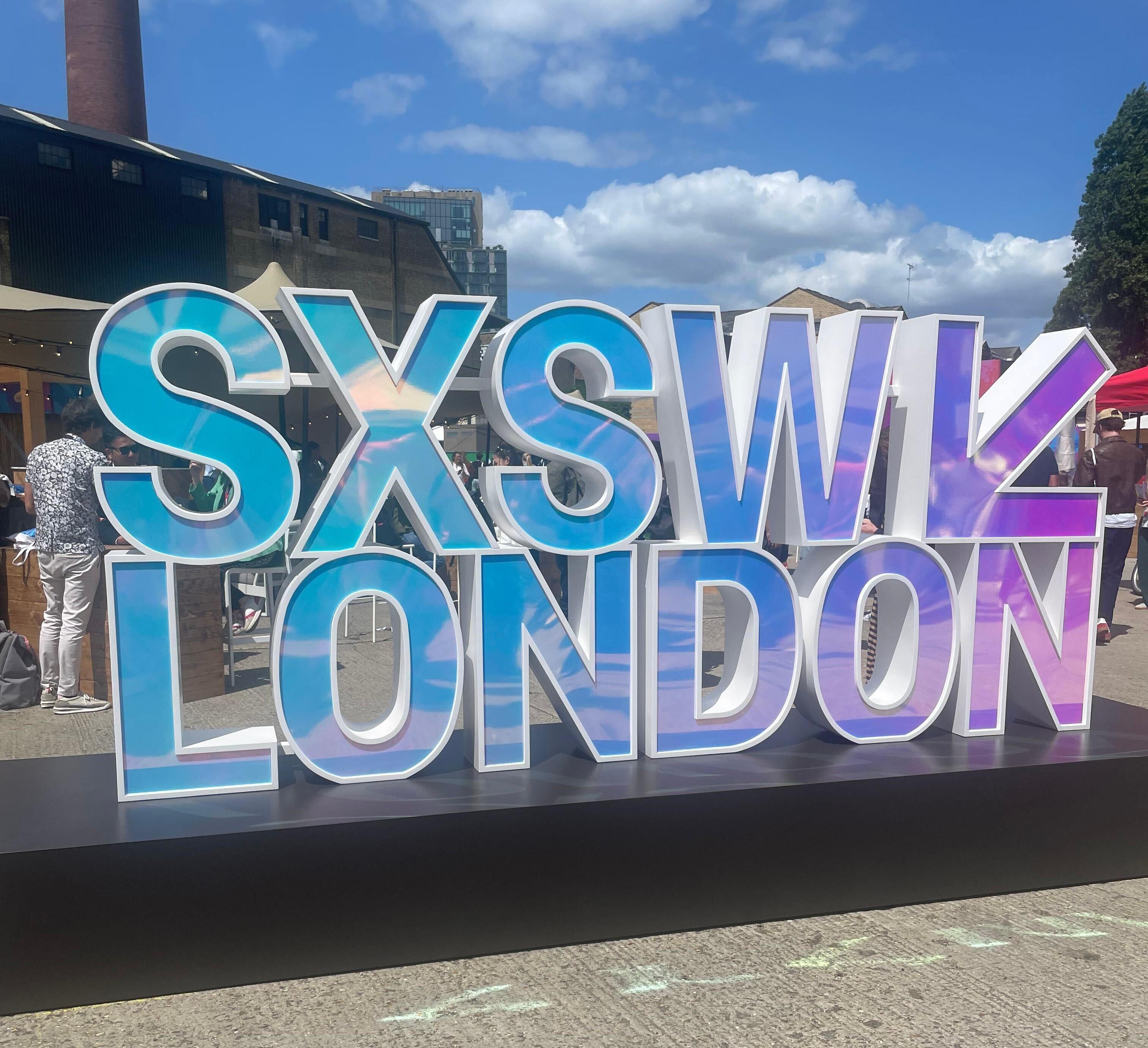SXSW london sign