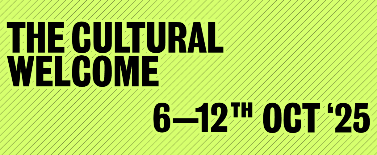 Poster for cultural welcome week 