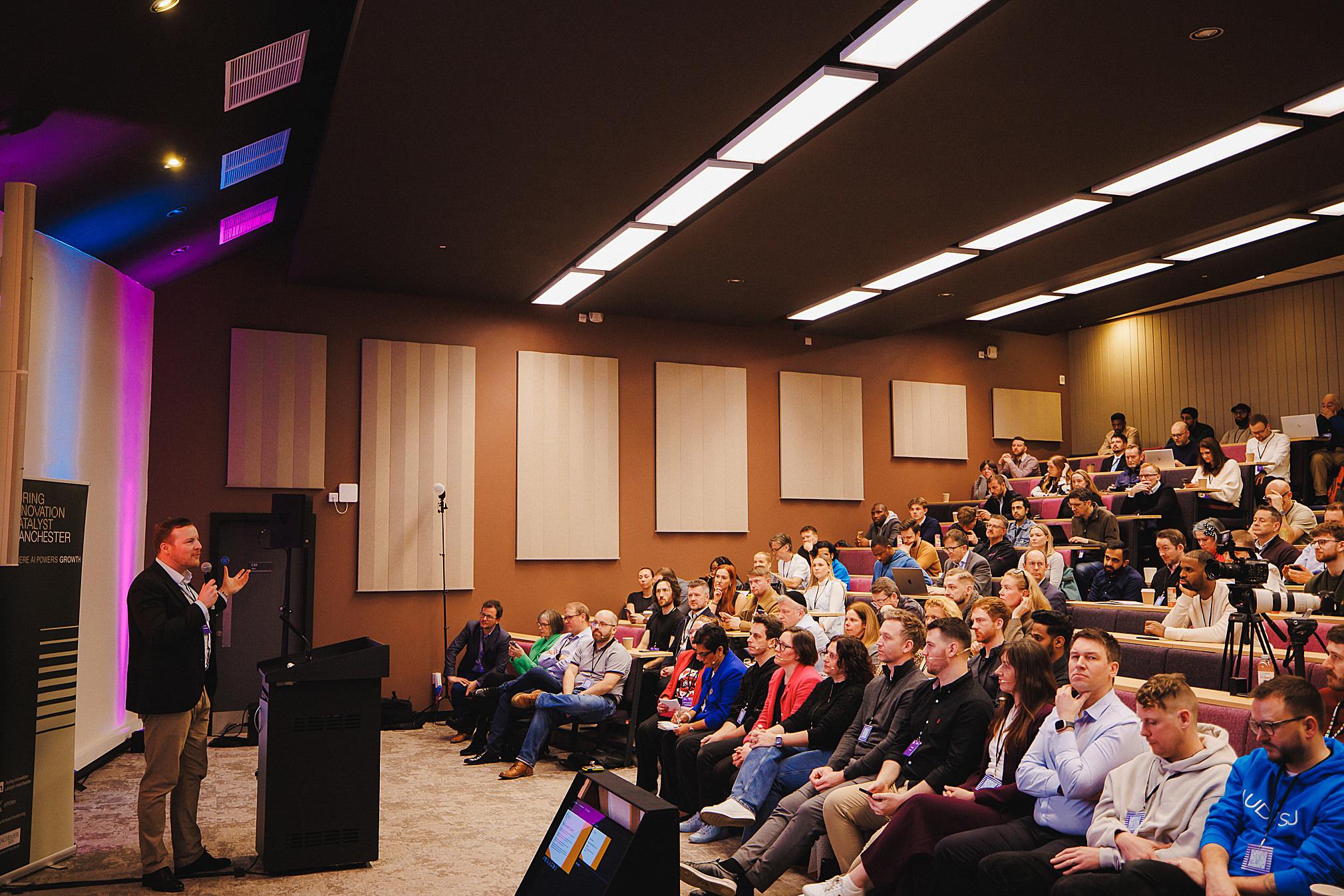 Auditorium filled with people for an event