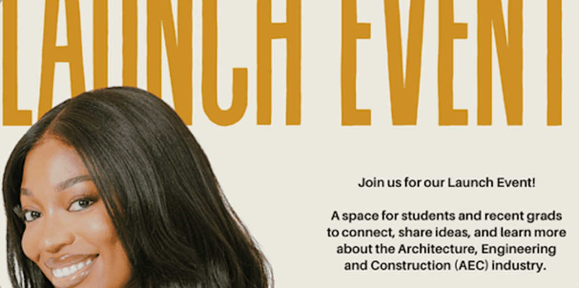 Female on poster promoting event 