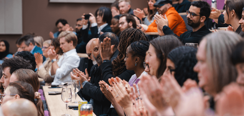 people at a lecture theatre 