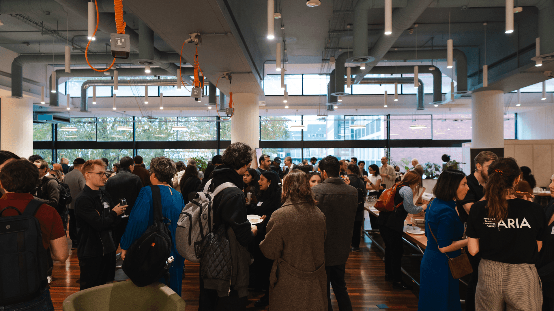 A Room of people networking