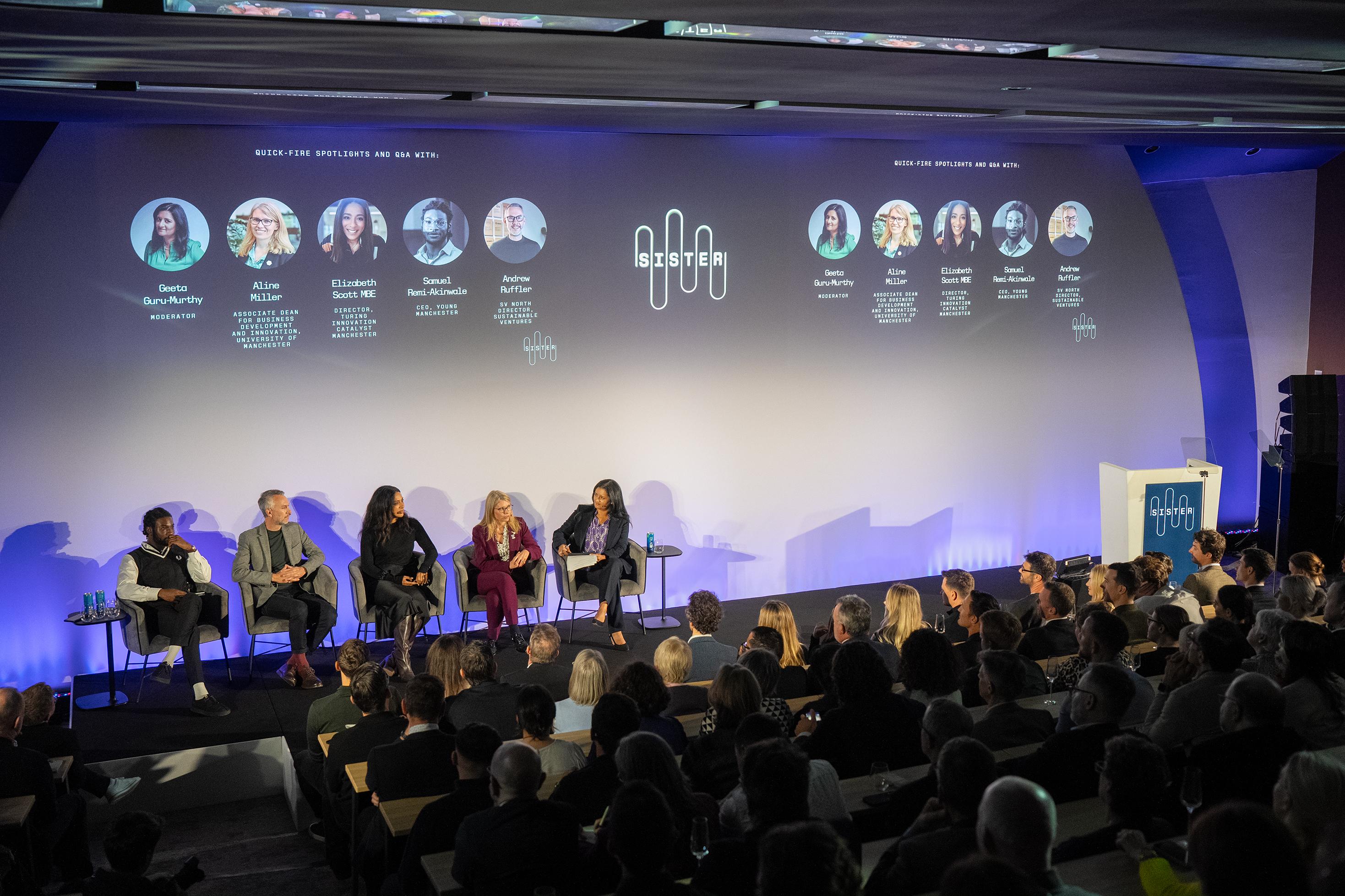 Sister launch auditorium